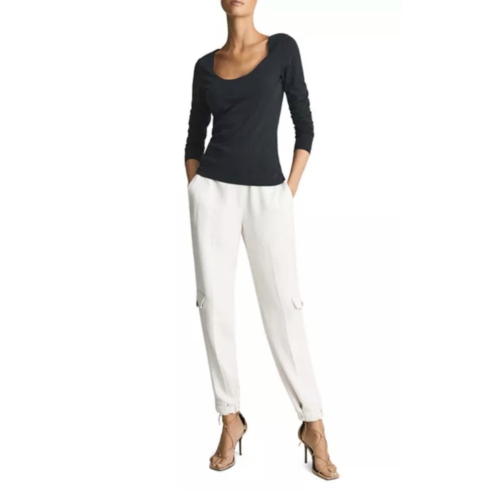 NEW WITH TAGS REISS Chiara Scoop Neck Top Small